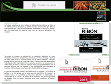 Tablet Screenshot of bodegasribon.com
